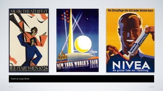 AVANÇARVOLTAR
Posters de Joseph Binder
 