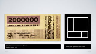 AVANÇARVOLTAR
Herbert Bayer, nota promissória para o Banco do
Estado da Turíngia, 1925
Herbert Bayer, logotipo para oﬁcina de vidro
 