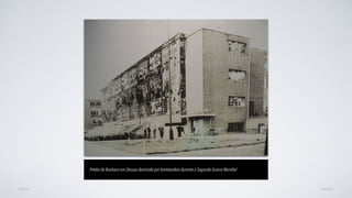 AVANÇARVOLTAR
Prédio da Bauhaus em Dessau destruído por bombardeio durante a Segunda Guerra Mundial
 
