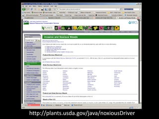 http://plants.usda.gov/java/noxiousDriver
 