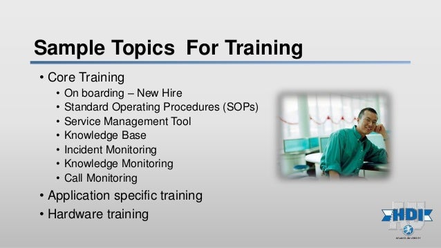 Hdiau Lab A Building The Service Desk Training Plan