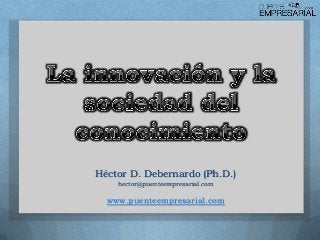 Héctor D. Debernardo (Ph.D.)
hector@puenteempresarial.com
www.puenteempresarial.com
 