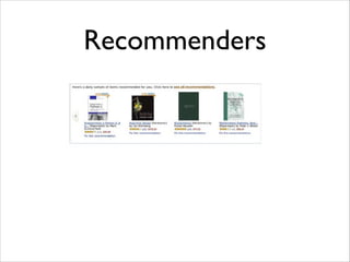 Recommenders 
 