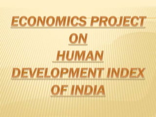 HDI of India economics ppt.pptx