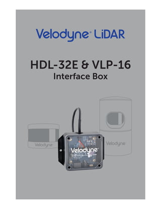 HDL-32E & VLP-16
Interface Box
 