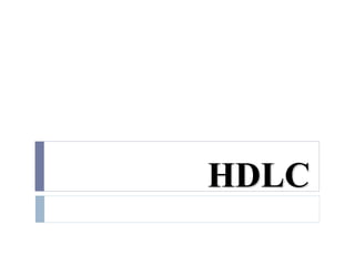 High level data link control and point to point protocol.pptx