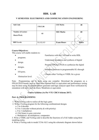 Hdllab1 | PDF