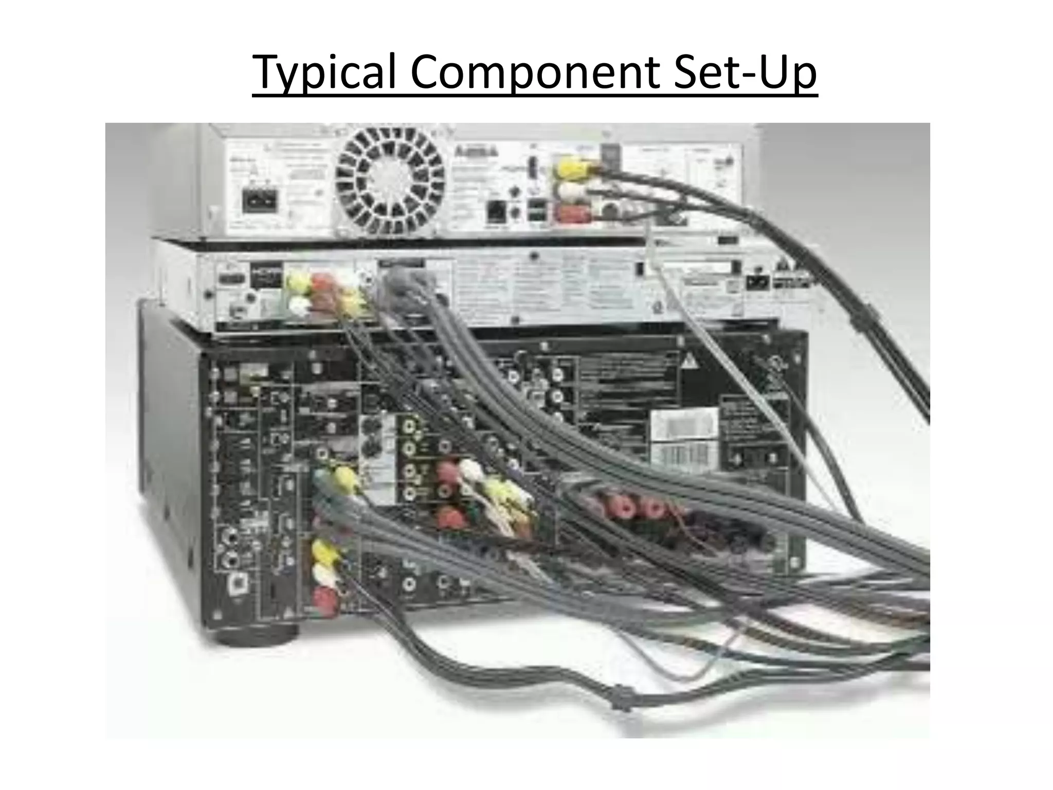 Typical Component Set-Up
 