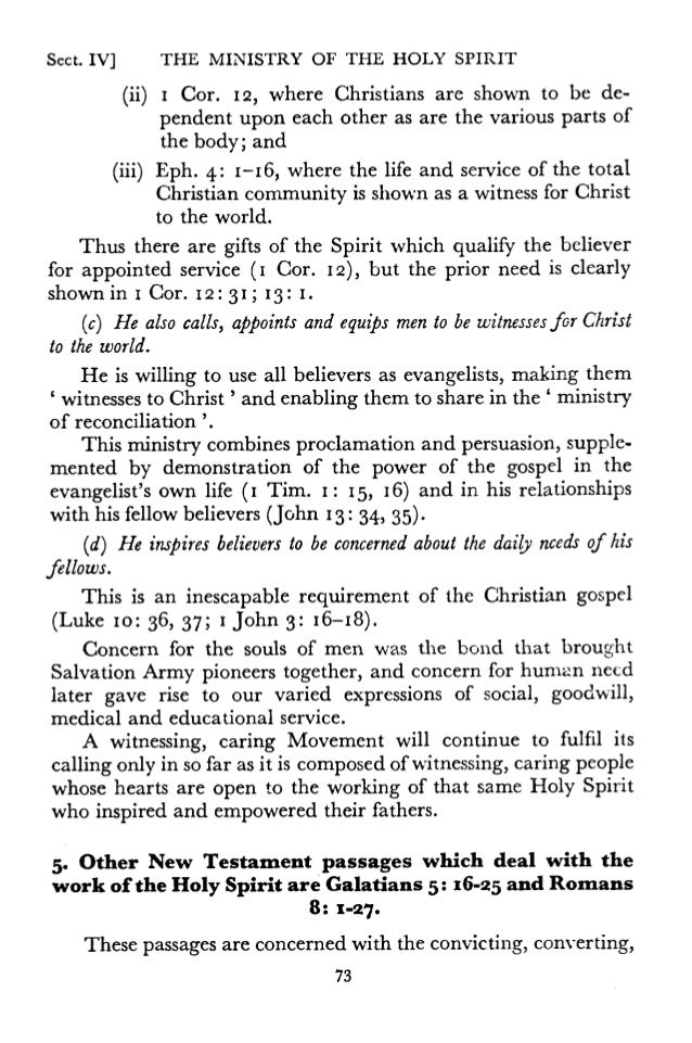 The Salvation Army Hand Book of Doctrine