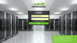 Page 24 © Hortonworks Inc. 2011 – 2015. All Rights Reserved
CDO (최고 데이터 관리자) 요구
안정성을 높이고 불리한 상황을 줄임
운전 위반이 발생하기 전에 대응하고 예방적인 행
동을 취함
개발 팀의 응답
프로그램에 날씨 데이터와 운전 기사 프로필을 추가
예측 모델 특징을 위해 데이터를 탐색
예측 모델을 훈련 및 생성
운전 위반 사항을 실시간으로 예측하도록 모델을 본래
응용 프로그램에 추가
트럭 운행 용례: 실시간, 예측적 응용
 