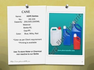 HDPE/LDPE Bottles