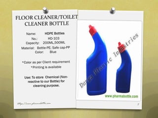 HDPE/LDPE Bottles