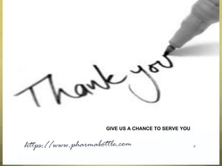 GIVE US A CHANCE TO SERVE YOU
 