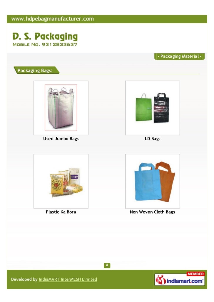 D. S. Packaging ,Delhi, Packaging Material