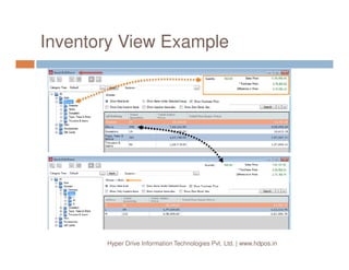 Inventory View Example
Hyper Drive Information Technologies Pvt. Ltd. | www.hdpos.in
 
