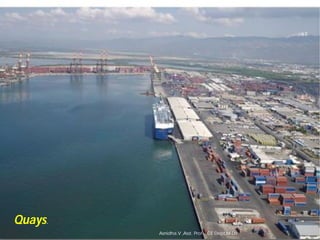 Quays.
Asnidha.V ,Asst. Prof. , CE Dept,M
67
Asnidha.V ,Asst. Prof. , CE Dept,M-Dit
 