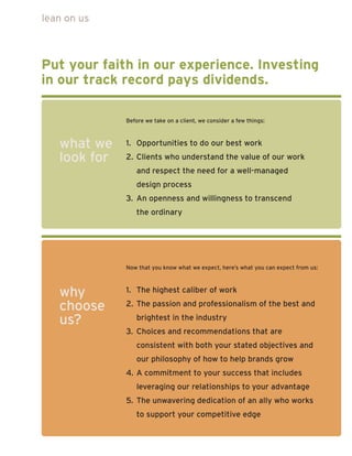 Harrington Design Capabilities