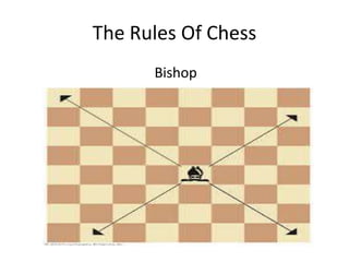 The Rules Of Chess
      Bishop
 
