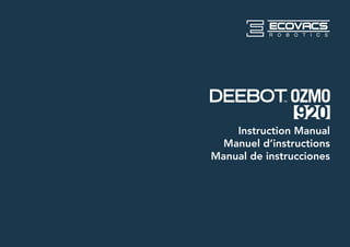 Instruction Manual
Manuel d’instructions
Manual de instrucciones
 