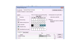 MS Project 2013 - Quick guide | PPTX