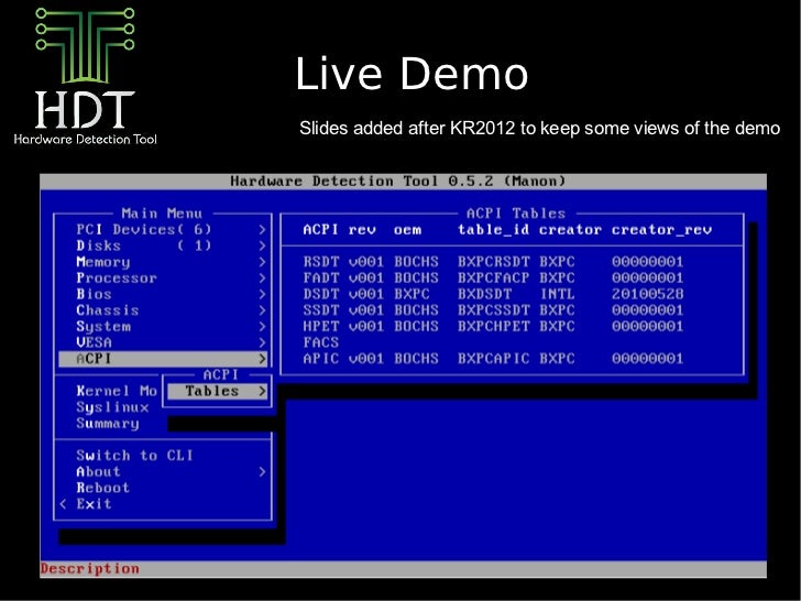 Hardware Detection Tool