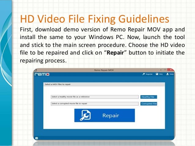 Hd Video Repair Utility Hd Video Repair Utility