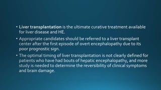 Hepatic Encephalopathy