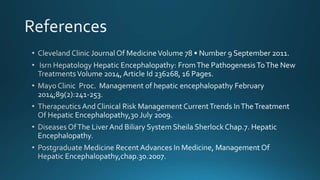 Hepatic Encephalopathy