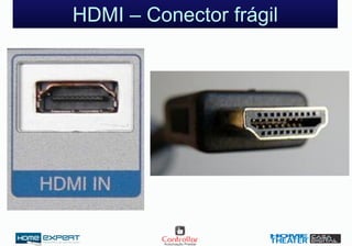 HDMI – Conector frágil
 