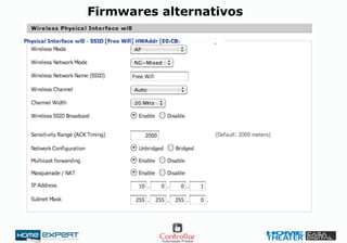 Firmwares alternativos
 