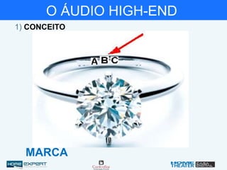 O ÁUDIO HIGH-END
1) CONCEITO
MARCA
 