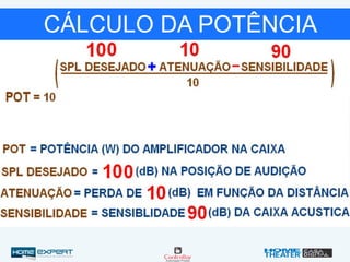 CÁLCULO DA POTÊNCIA
 