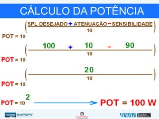 CÁLCULO DA POTÊNCIA
 