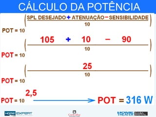 CÁLCULO DA POTÊNCIA
 
