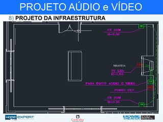 PROJETO AÚDIO e VÍDEO
8) PROJETO DA INFRAESTRUTURA
 