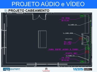 PROJETO AÚDIO e VÍDEO
9) PROJETO CABEAMENTO
 