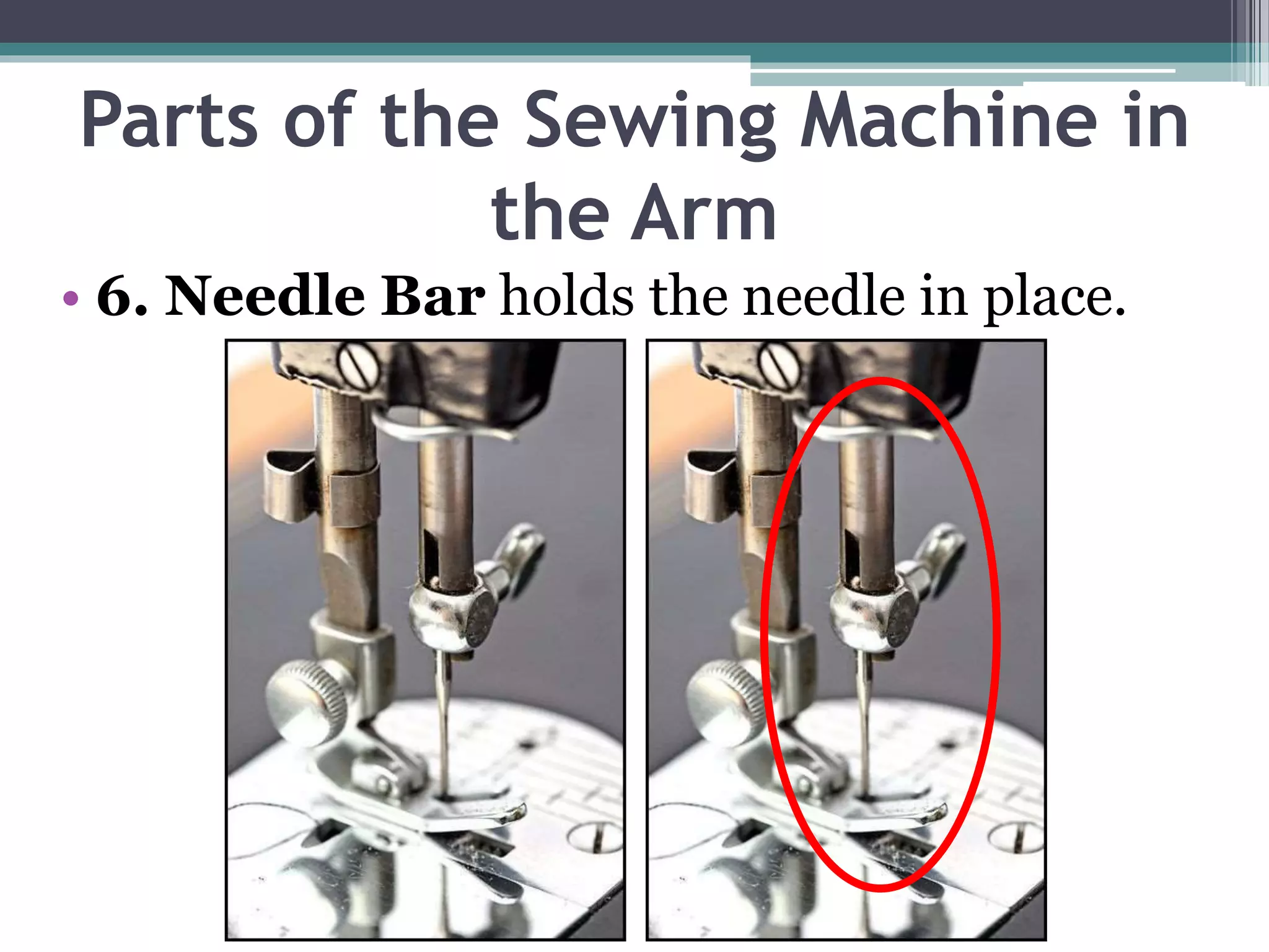 Parts and Function of Sewing Machine | PPTX