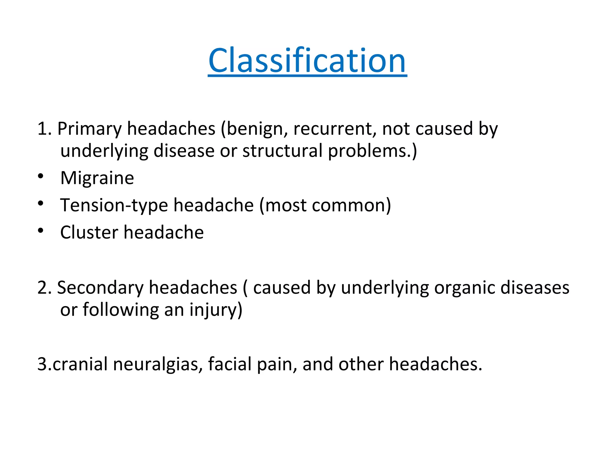 Headache | PPT
