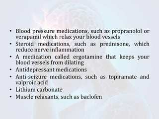 headache.pptx headache brain cns neurological | PPTX