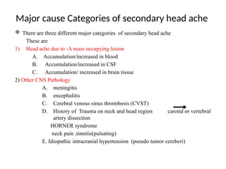 Head ache for psychiatry nursing students.pptx