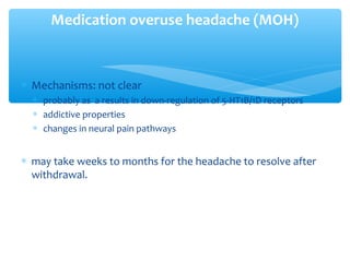 Pathway Overuse Headache and associated emergencies | PPT