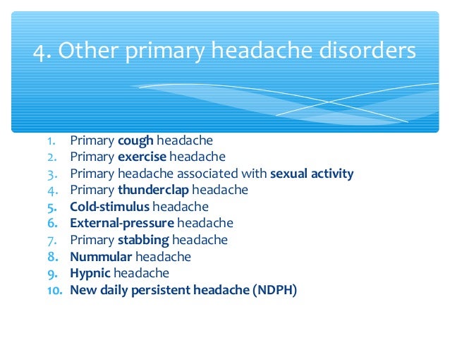 Headache And Associated Emergencies