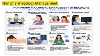 Non pharmacology Management
 