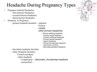 Headache during pregnancy | PPT