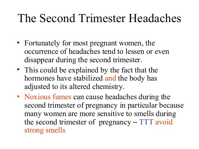 Headache during pregnancy Headache during pregnancy