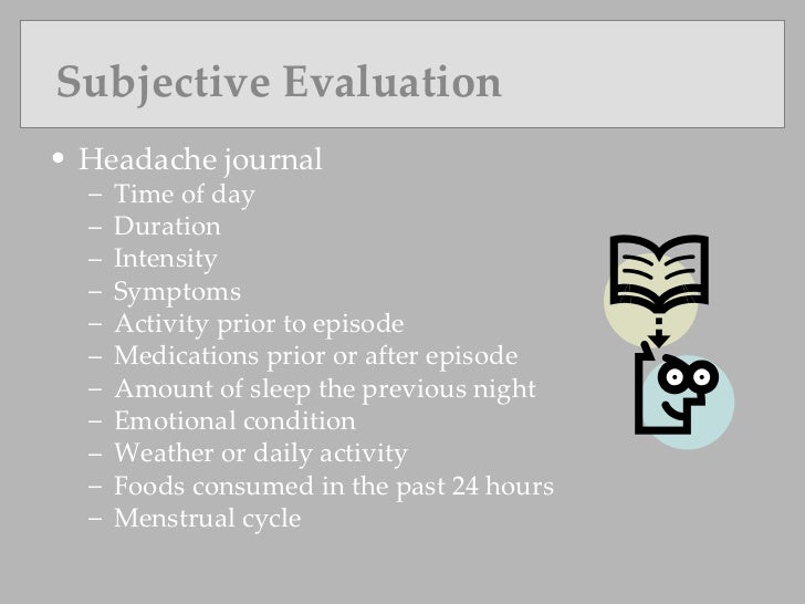 headache journal