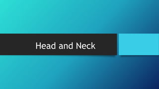 Head and Neck
 