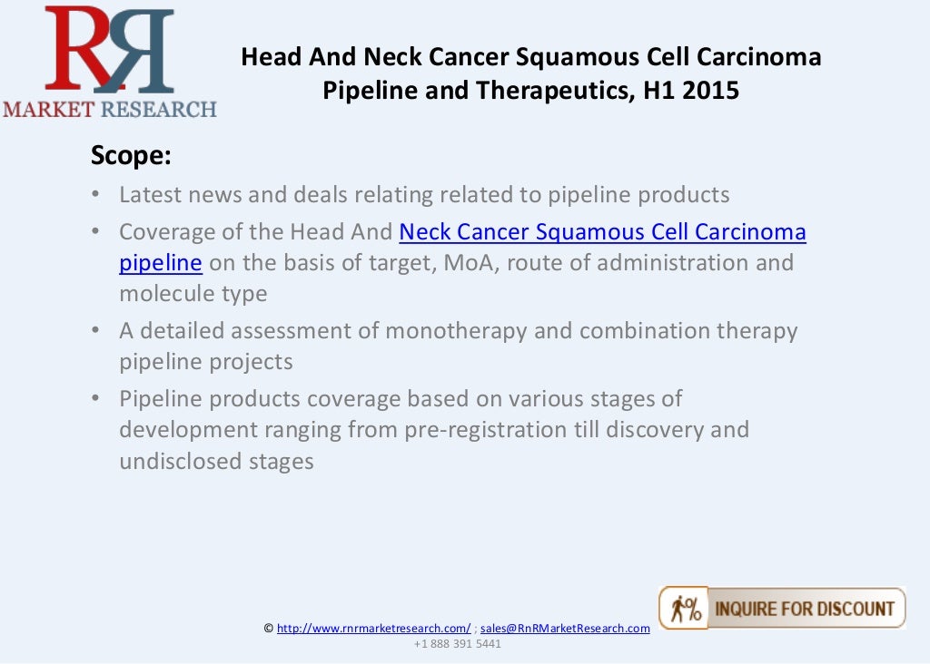 Head And Neck Cancer Squamous Cell Carcinoma Pipeline