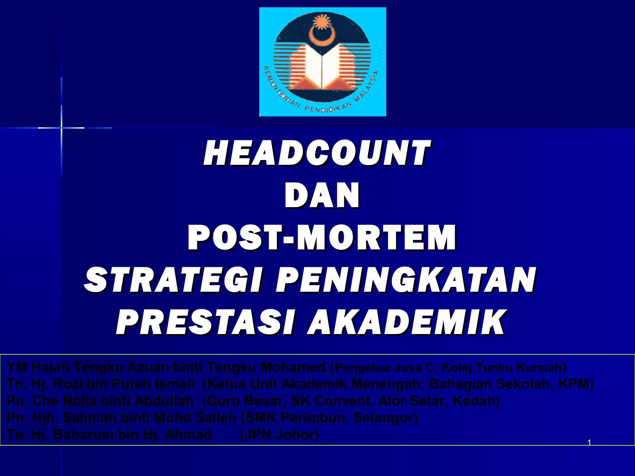 Asas-Asas Memahami Headcount | PPT