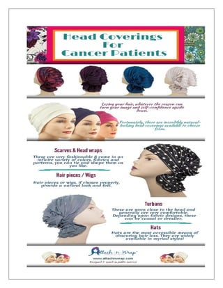 Head coverings for cancer patients